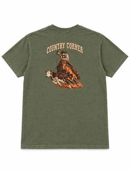 Country Corner Roping Tee